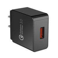 Chargeur rapide 1 port USB 3000mA - Quickcharge QC 3.0