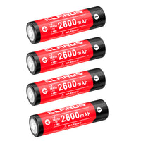 18650 2600mAh 3.7V lithium-ion protected battery